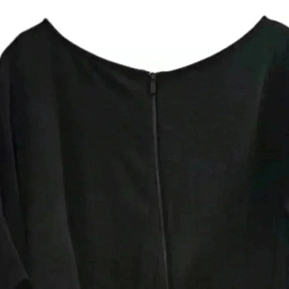 Taylor Women's Plus Size 16W Black Shift Dress Ruffle Sleeves Casual - Picture 8 of 11